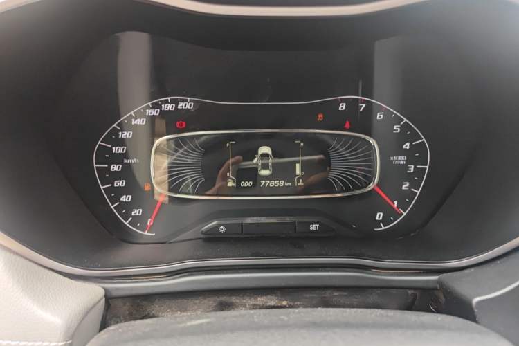 Used Baojun 510 2017 1.5L Manual Fashion Model Odometer Close Up