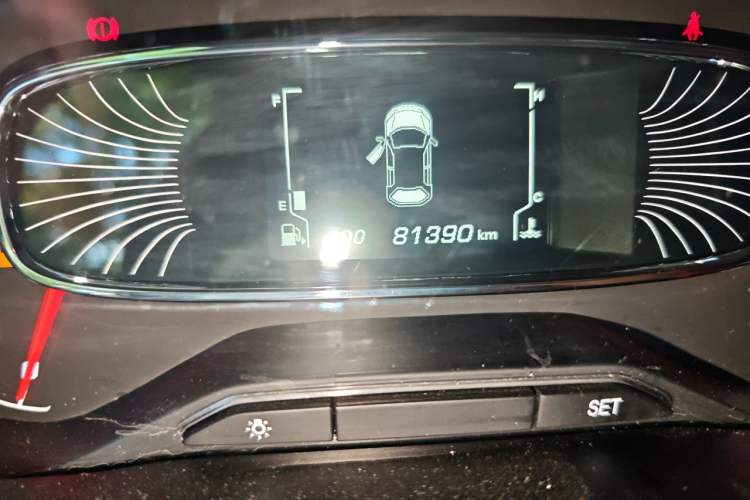 Used Baojun 510 2017 1.5L Manual Luxury Model Odometer Close Up