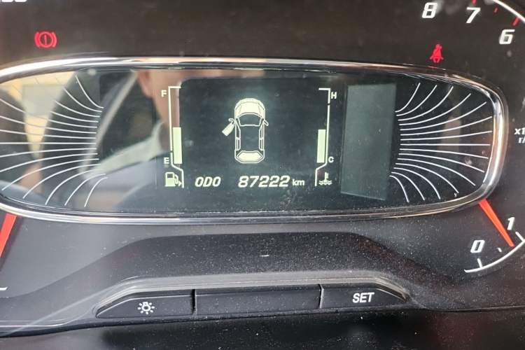 Used Baojun 510 2017 1.5L Manual Luxury Model Odometer Close Up