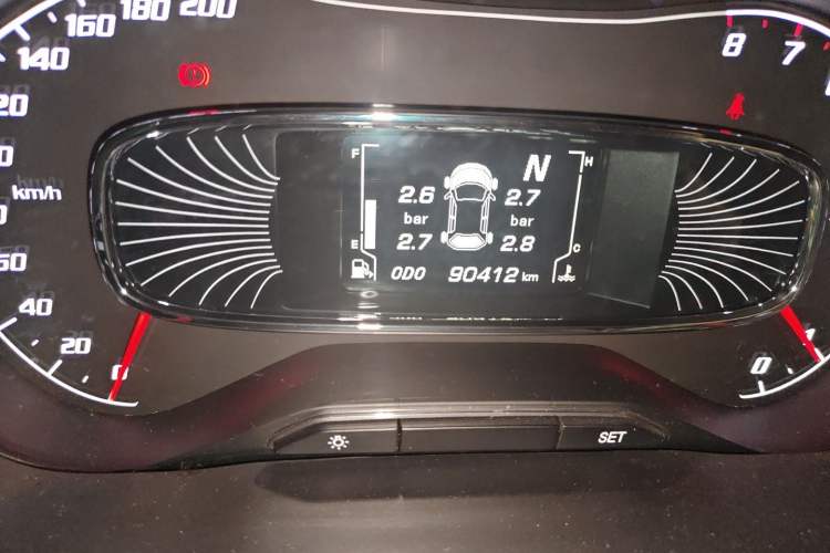 Used Baojun 510 2017 1.5L Automatic Luxury Model Odometer Close Up