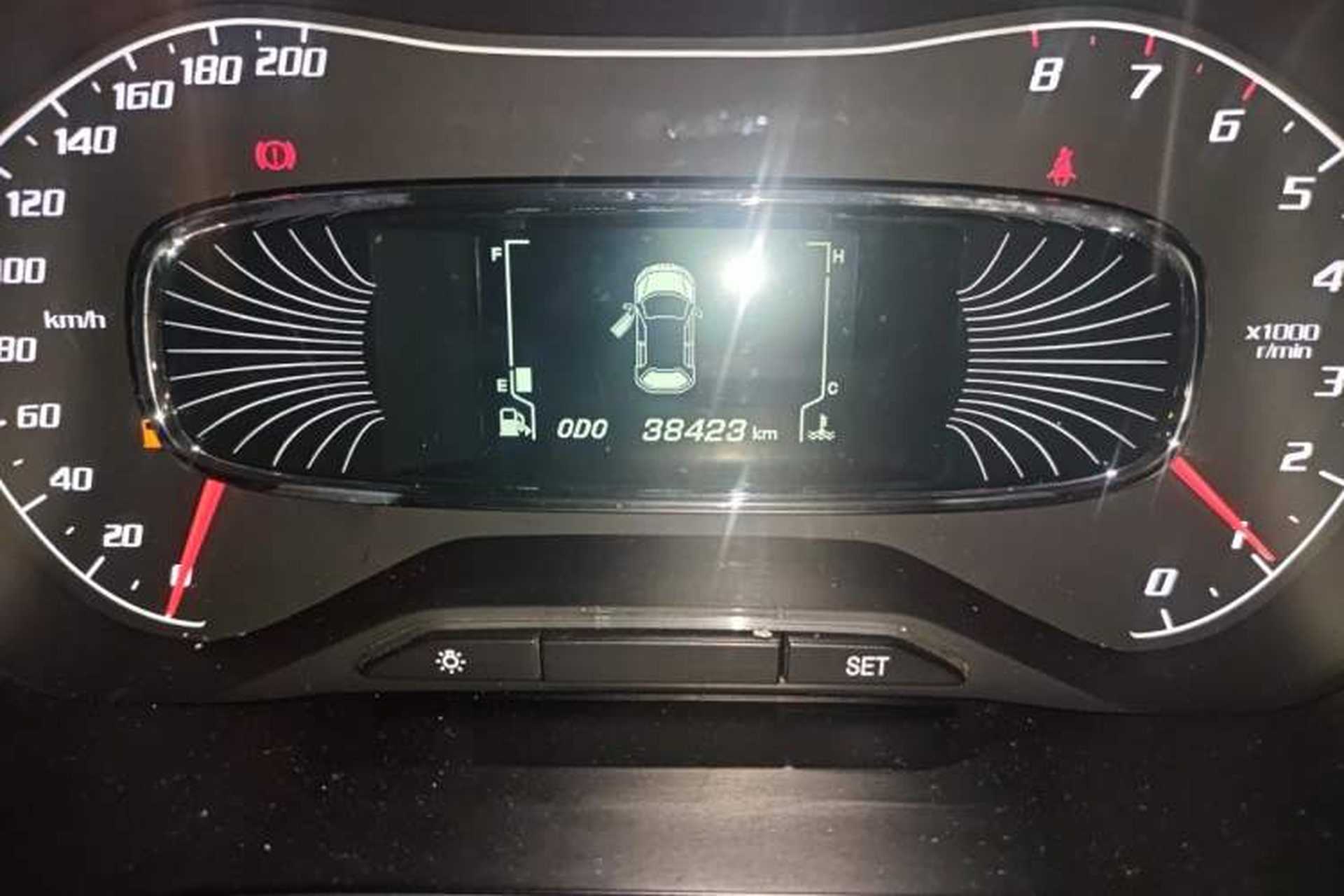 Used Baojun 510 2017 1.5L Manual Luxury Model Odometer Close Up