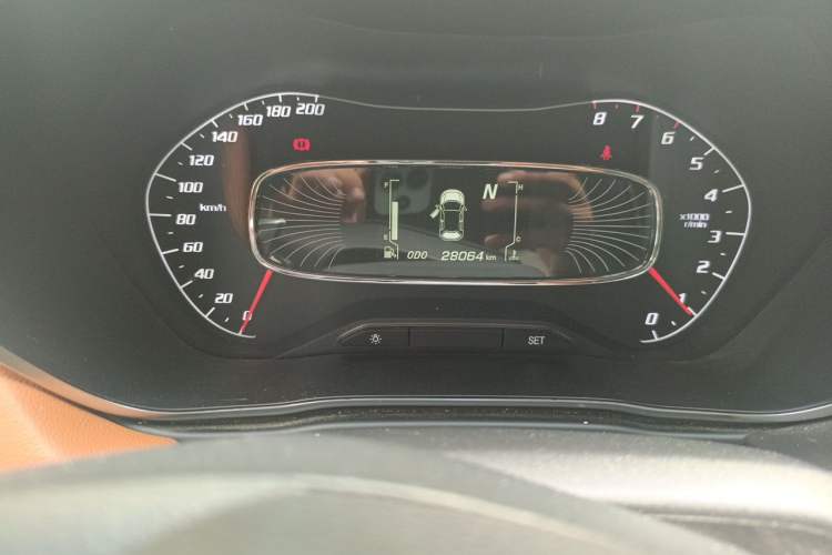Used Baojun 510  Odometer Close Up