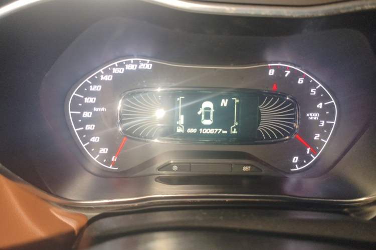 Used Baojun 510 2017 1.5L Automatic Luxury Model Odometer Close Up