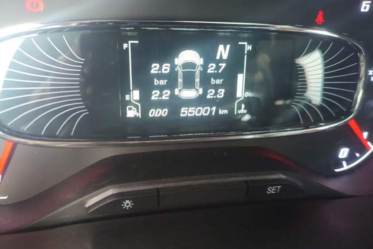 Used Baojun 510 2017 1.5L Automatic Luxury Model Odometer Close Up