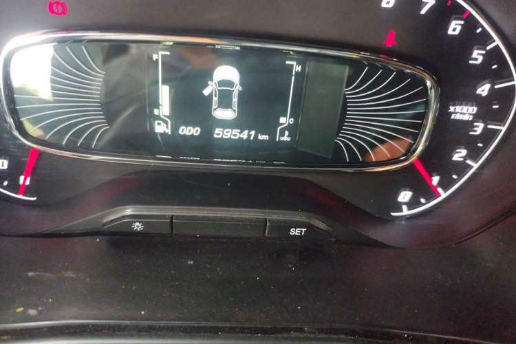 Used Baojun 510 2017 1.5L Manual Luxury Model Odometer Close Up