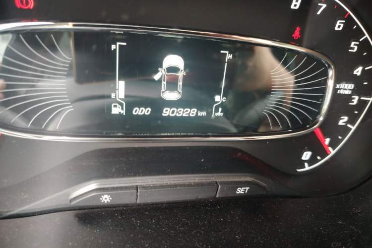 Used Baojun 510 2017 1.5L Manual Luxury Model Odometer Close Up