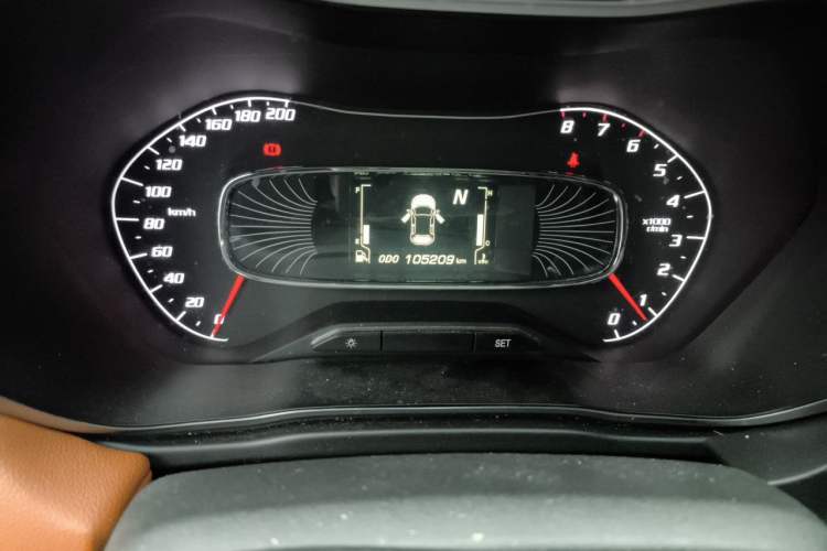 Used Baojun 510 2017 1.5L Automatic Luxury Model Odometer Close Up