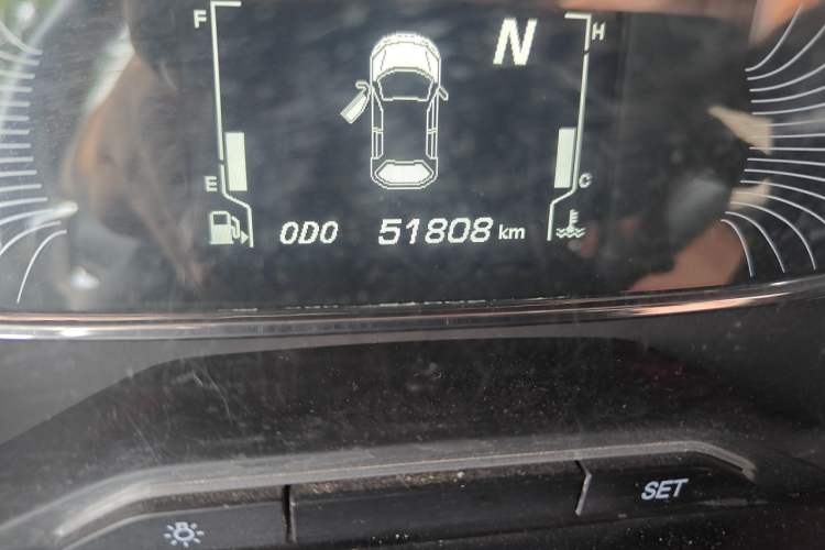 Used Baojun 510 2017 1.5L Automatic Luxury Model Odometer Close Up