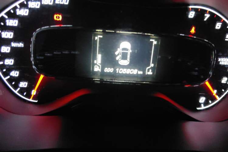 Used Baojun 510 2017 1.5L Manual Luxury Model Odometer Close Up