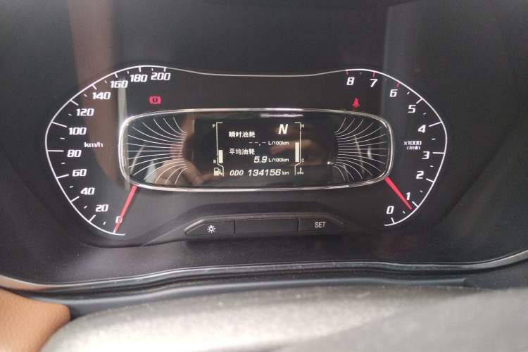 Used Baojun 510 2017 1.5L Automatic Luxury Model Odometer Close Up