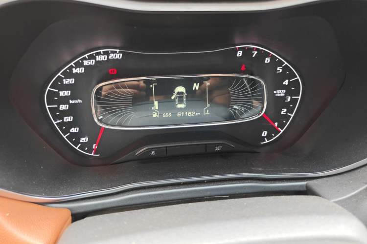 Used Baojun 510 2017 1.5L Automatic Luxury Model Odometer Close Up