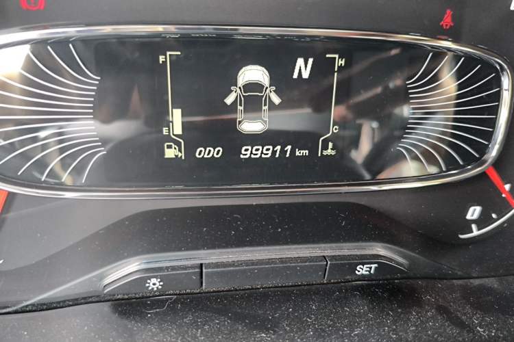 Used Baojun 510 2017 1.5L Automatic Luxury Model Odometer Close Up
