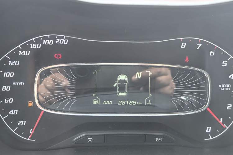 Used Baojun 510 2017 1.5L Automatic Luxury Model Odometer Close Up