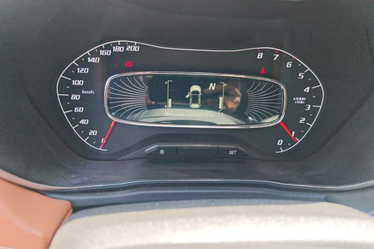 Used Baojun 510 2017 1.5L Automatic Luxury Model Odometer Close Up