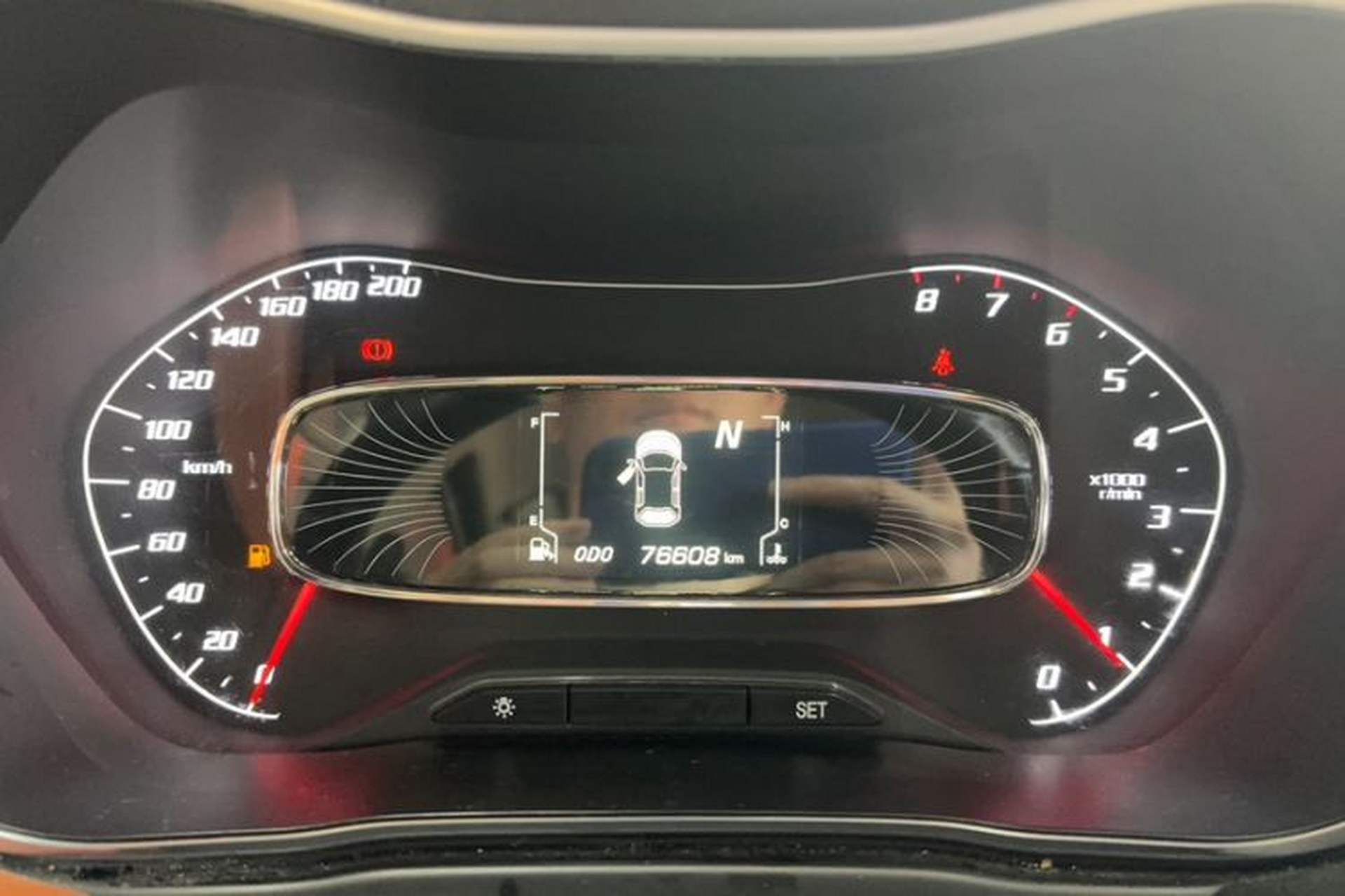 Used Baojun 510 2017 1.5L Automatic Luxury Model Odometer Close Up