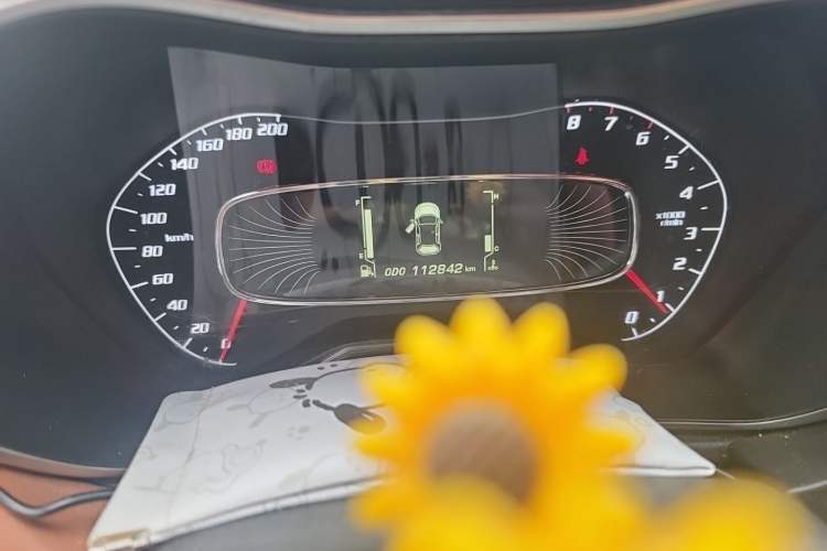 Used Baojun 510 2017 1.5L Manual Luxury Model Odometer Close Up