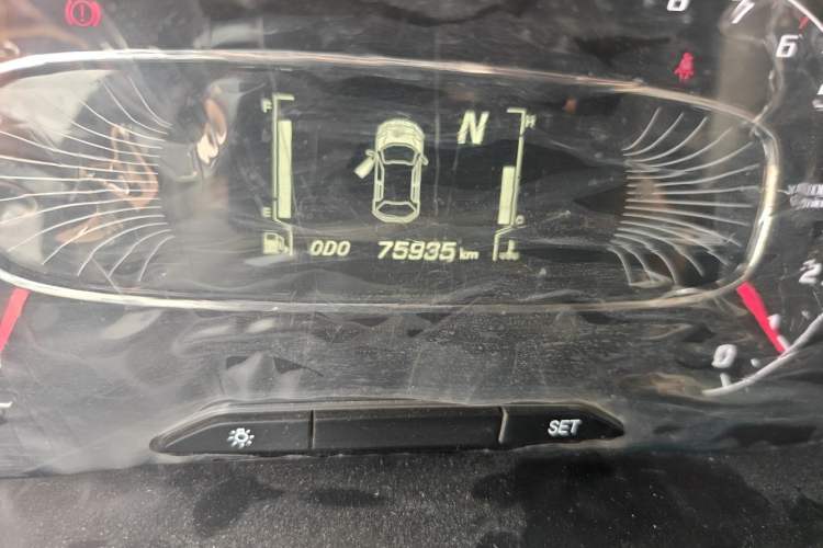 Used Baojun 510 2017 1.5L Automatic Luxury Model Odometer Close Up