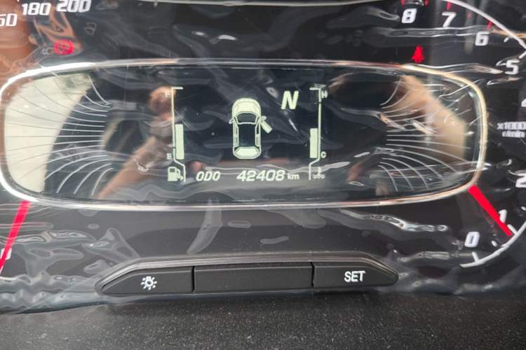 Used Baojun 510 2017 1.5L Automatic Luxury Model Odometer Close Up