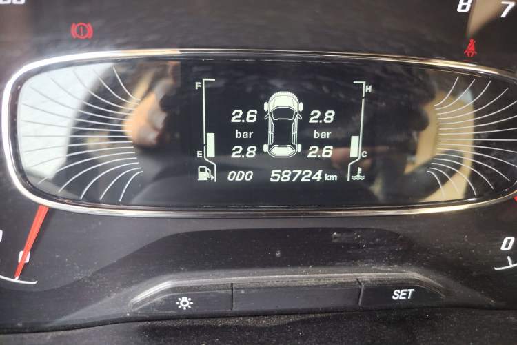 Used Baojun 510 2017 1.5L Manual Luxury Model Odometer Close Up