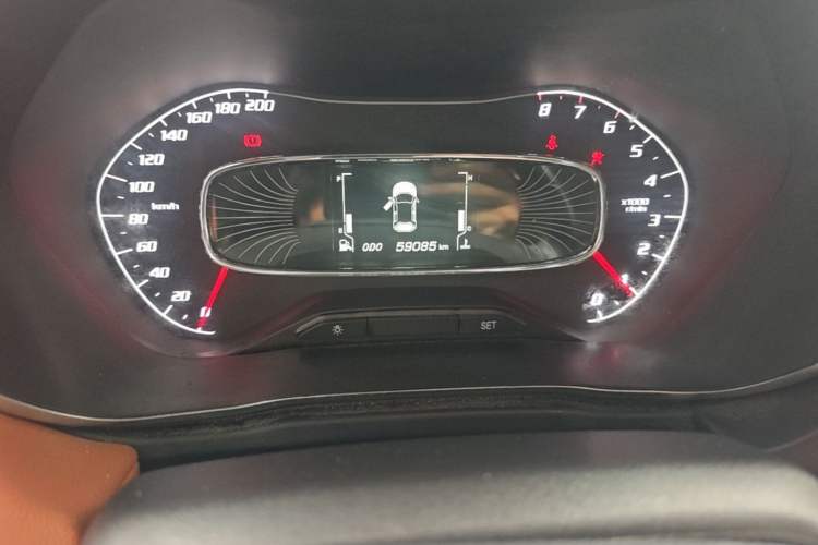 Used Baojun 510 2017 1.5L Manual Luxury Model Odometer Close Up