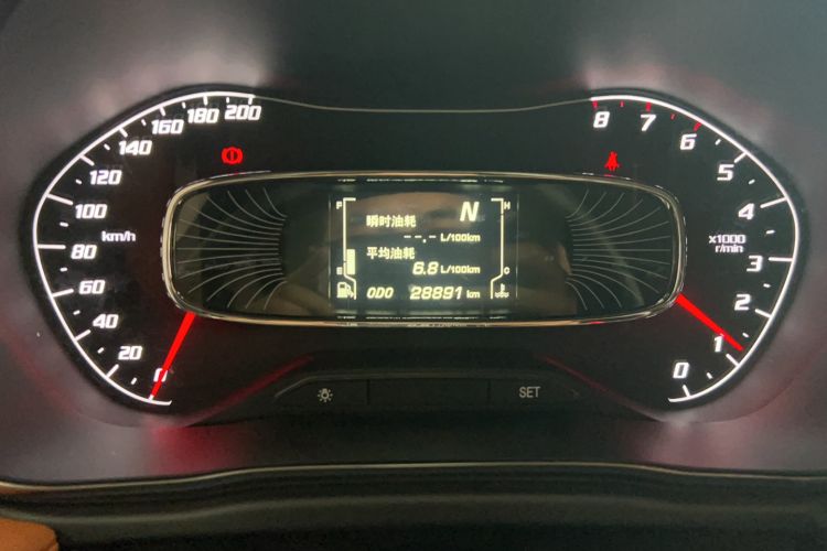 Used Baojun 510 2019 1.5L Automatic Premium Version China VI Odometer Close Up