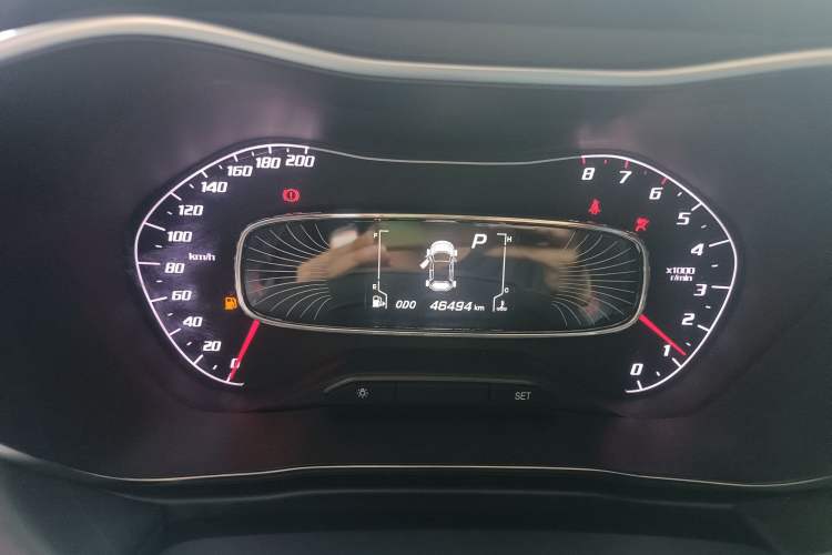 Used Baojun 510 2019 1.5L CVT Enjoyment Model China VI Emission Standard Odometer Close Up