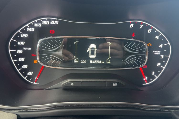 Used Baojun 510 2019 1.5L Manual Enjoyment Model 77kW China VI Emission Standard Odometer Close Up