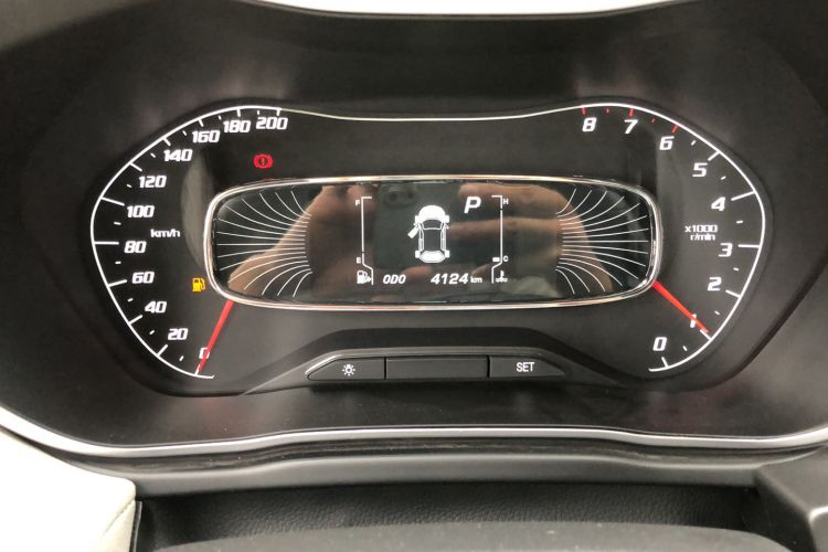 Used Baojun 510 2019 1.5L CVT Enjoyment Model China VI Emission Standard Odometer Close Up