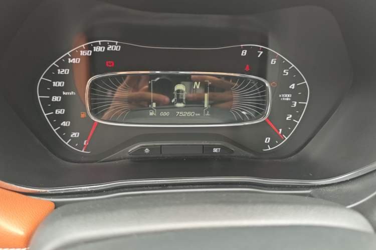 Used Baojun 510 2019 1.5L Automatic Premium Version National V Odometer Close Up