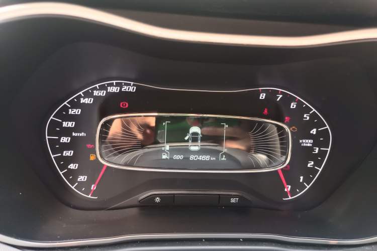 Used Baojun 510 2019 1.5L Manual Enjoyment Model 77kW China VI Emission Standard Odometer Close Up