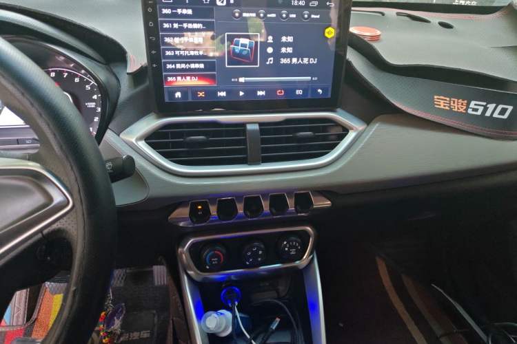 Used Baojun 510 2019 1.5L Manual Jingxiang Model 77kW China VI Emission Standard Audio And AC Panel
