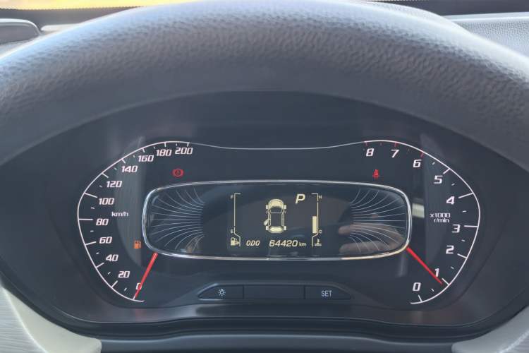 Used Baojun 510 2019 1.5L CVT Enjoyment Model China VI Emission Standard Odometer Close Up