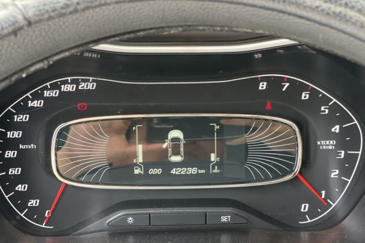 Used Baojun 510 2019 1.5L Manual Enjoyment Model 77kW China VI Emission Standard Odometer Close Up
