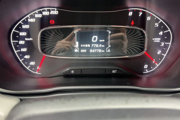 Used Baojun 510 2019 1.5L Manual Enjoyment Model 77kW China VI Emission Standard Odometer Close Up