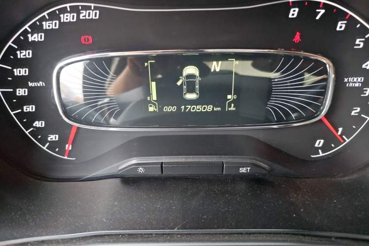 Used Baojun 510 2019 1.5L Automatic Premium Version National V Odometer Close Up
