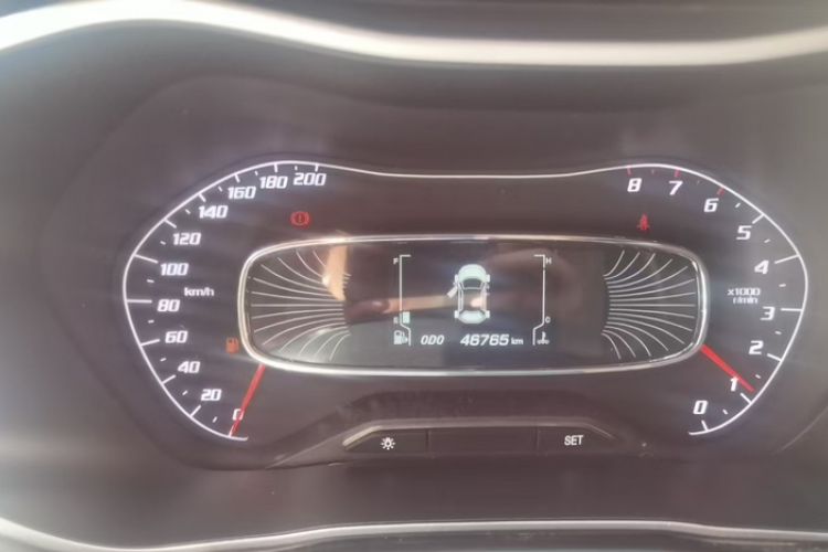 Used Baojun 510 2019 1.5L Manual Enjoyment Model 73kW China VI Odometer Close Up