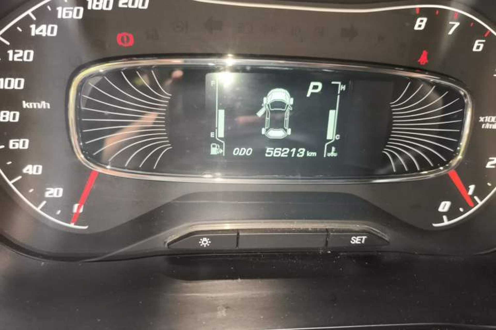 Used Baojun 510 2019 1.5L CVT Enjoyment Model China VI Emission Standard Odometer Close Up
