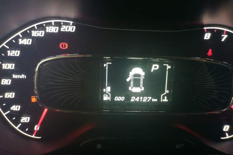 Used Baojun 510 2019 1.5L CVT Enjoyment Model China VI Emission Standard Odometer Close Up