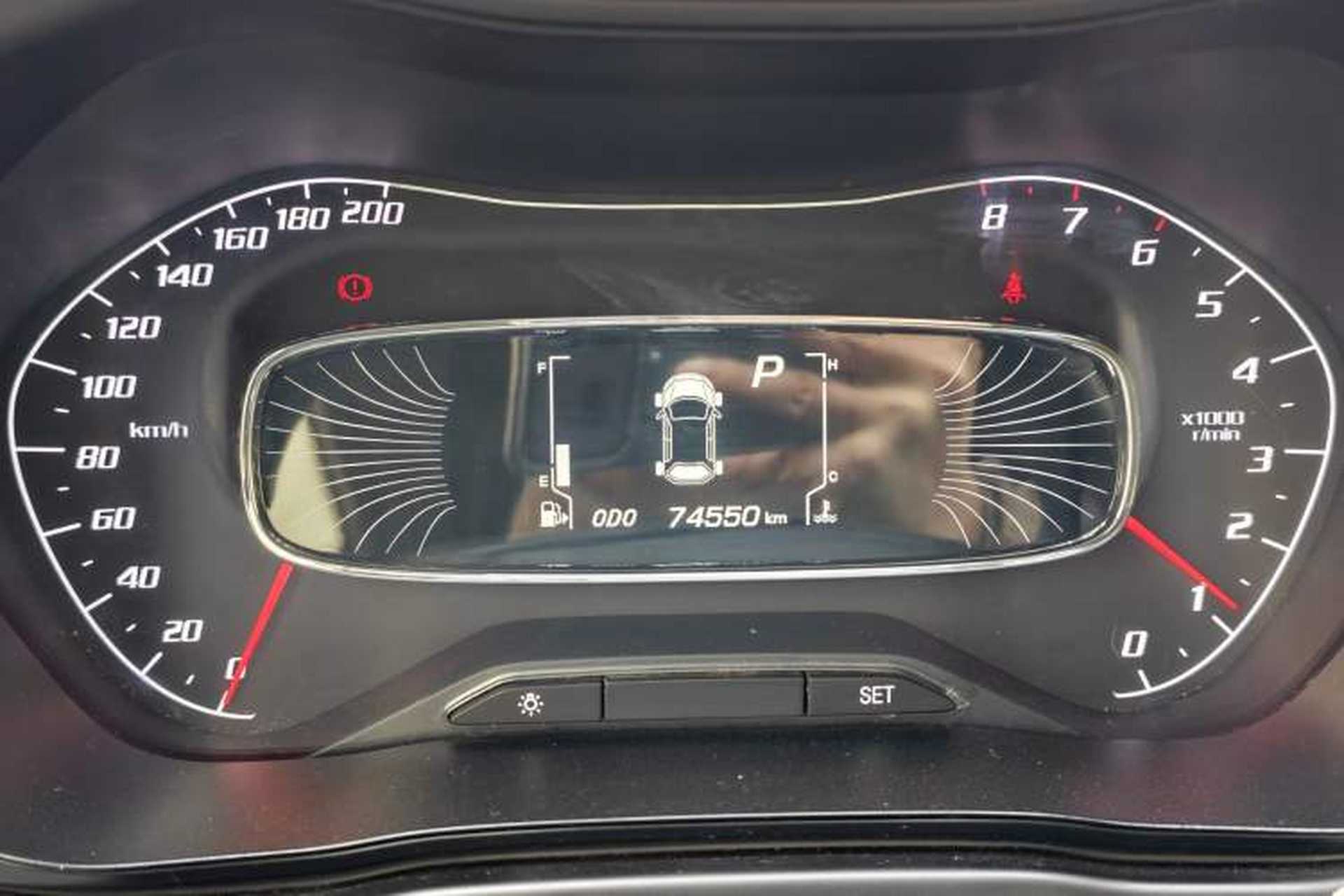 Used Baojun 510 2019 1.5L CVT Enjoyment Model China VI Emission Standard Odometer Close Up