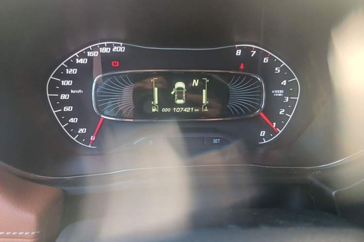 Used Baojun 510 2019 1.5L Automatic Premium Version National V Odometer Close Up