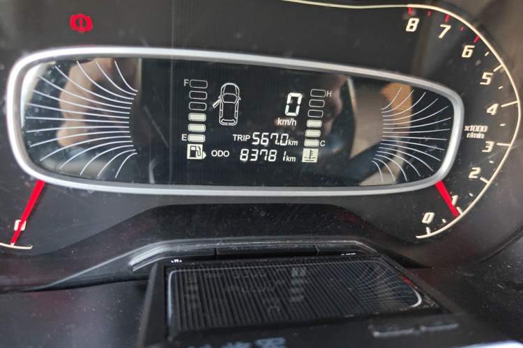 Used Baojun 510 2019 1.5L Manual Jingxiang Model 77kW China VI Emission Standard Odometer Close Up