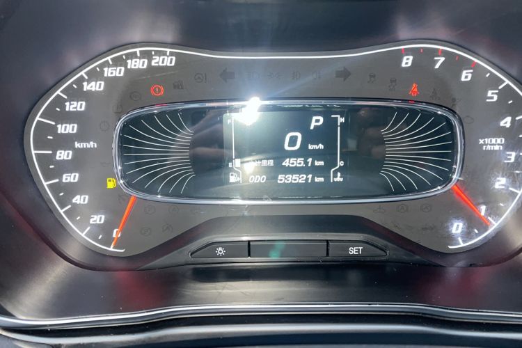Used Baojun 510 2019 1.5L CVT Enjoyment Model China VI Emission Standard Odometer Close Up