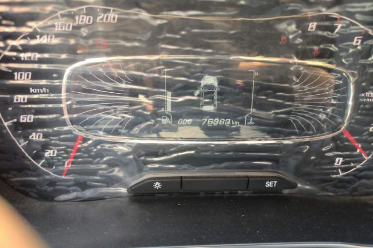 Used Baojun 510 2019 1.5L Manual Enjoyment Model 77kW China VI Emission Standard Odometer Close Up
