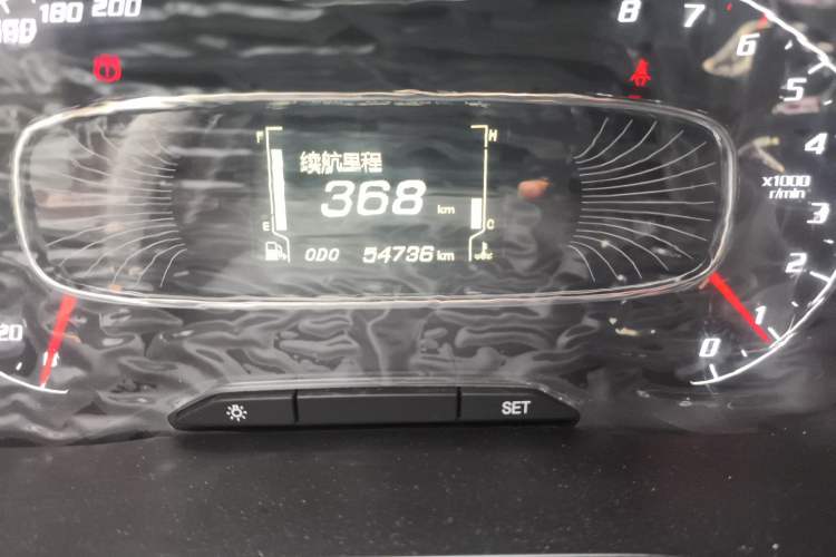Used Baojun 510 2019 1.5L Manual Enjoyment Model 77kW China VI Emission Standard Odometer Close Up