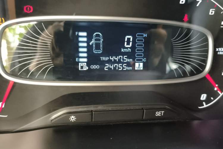 Used Baojun 510 2019 1.5L Manual Jingxiang Model China V Emission Standard Odometer Close Up