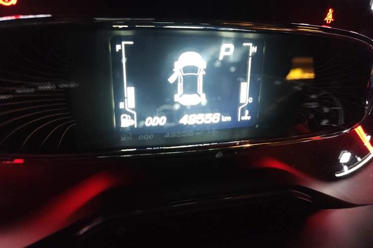 Used Baojun 510 2019 1.5L CVT Enjoyment Model China VI Emission Standard Odometer Close Up