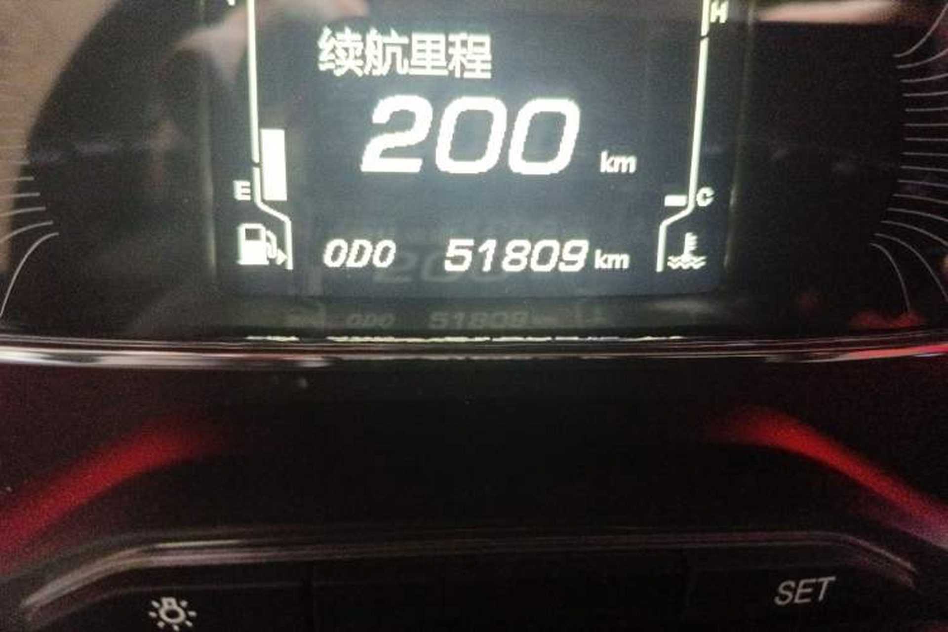 Used Baojun 510 2019 1.5L Manual Prestige Version China V Emission Standard Odometer Close Up