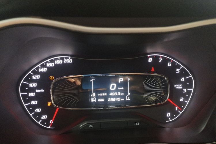 Used Baojun 510 2021 1.5L CVT Enjoyment Model Odometer Close Up