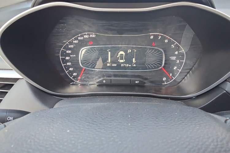 Used Baojun 510 2021 1.5L CVT Enjoyment Model Odometer Close Up