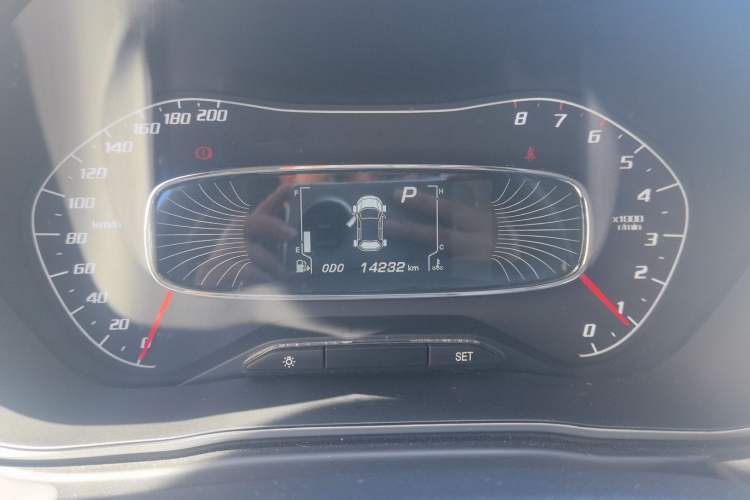 Used Baojun 510 2021 1.5L CVT Enjoyment Model Odometer Close Up